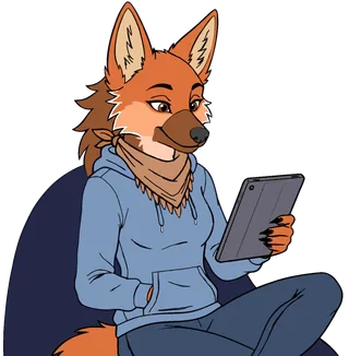 Virtue, the archive fox companion (created & owned 100% by Alpharius67)